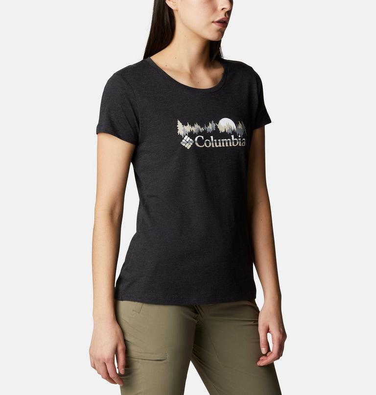 Daisy Days SS Graphic Tee | 010 | XL, Color: Black Heather, Moonrise, image 5