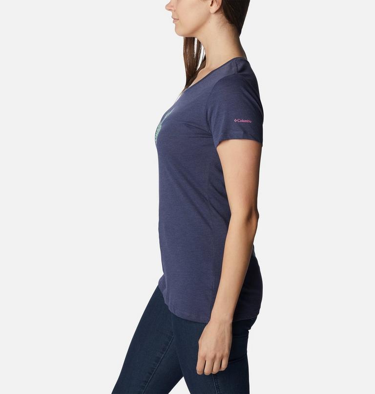 Women's Daisy Days Graphic T-Shirt, Color: Nocturnal Hthr, Best Site Graphic, image 3