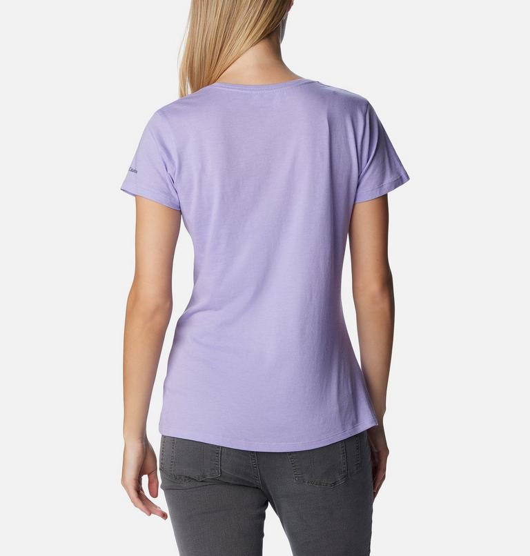Daisy Days SS Graphic Tee | 535 | XL, Color: Frosted Purple Hthr, Journey to Joy Grx, image 2