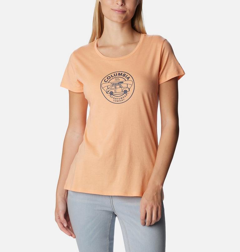 Daisy Days SS Graphic Tee | 829 | XXL, Color: Peach Hthr, Journey to Joy Graphic, image 1