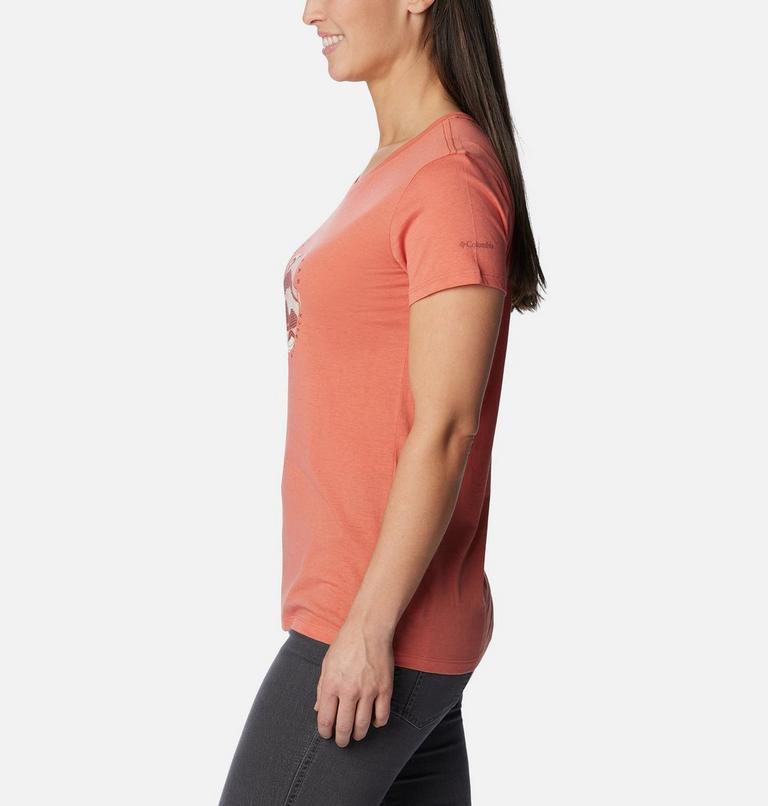 Women's Daisy Days Graphic T-Shirt, Color: Faded Peach, Escape To Nature, image 3