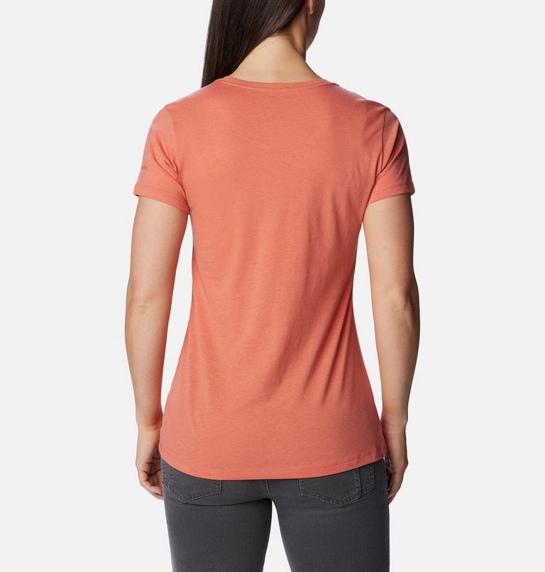 Women's Daisy Days Graphic T-Shirt, Color: Faded Peach, Escape To Nature, image 2