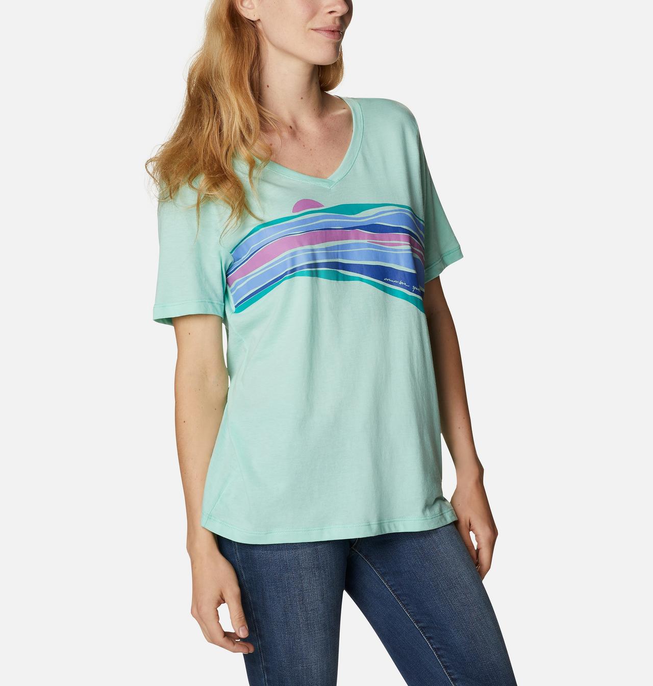 Women's Bluebird Day™ Relaxed V-Neck Shirt 5