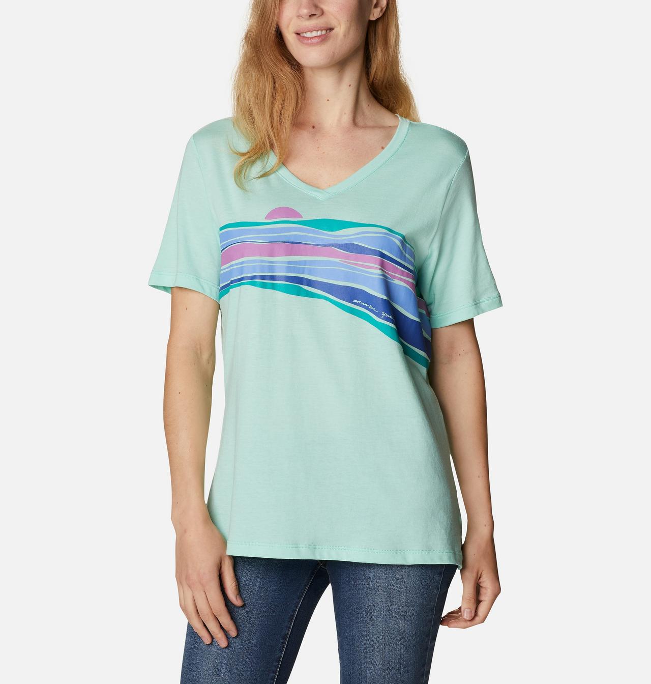 Women's Bluebird Day™ Relaxed V-Neck Shirt 1