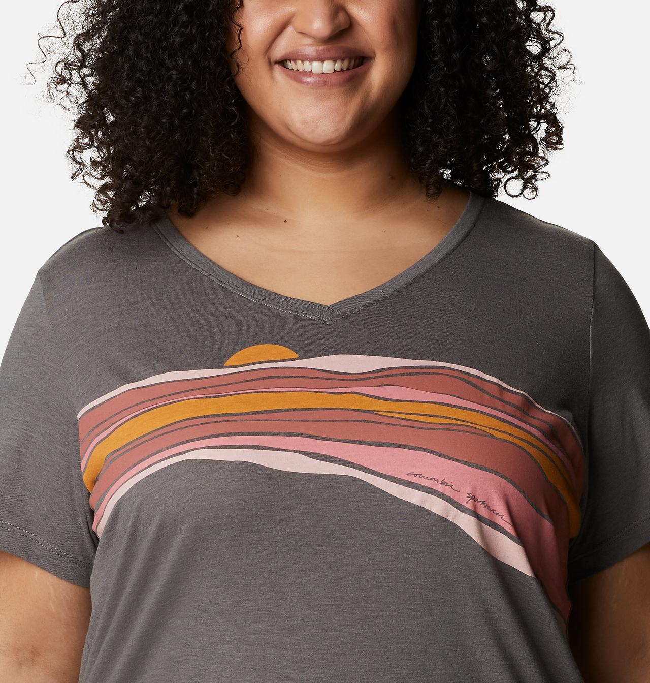 Women's Bluebird Day™ Relaxed V- Neck Shirt - Plus Size 4