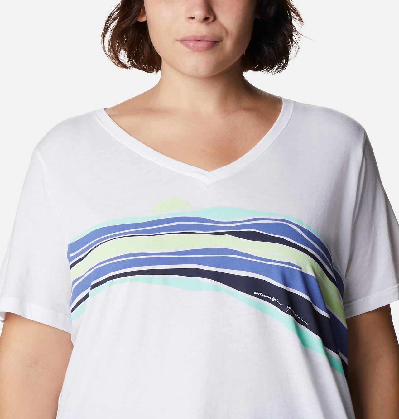 Women's Bluebird Day™ Relaxed V- Neck Shirt - Plus Size 4