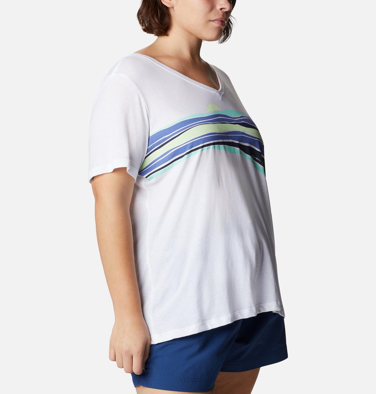 Women's Bluebird Day™ Relaxed V- Neck Shirt - Plus Size 5