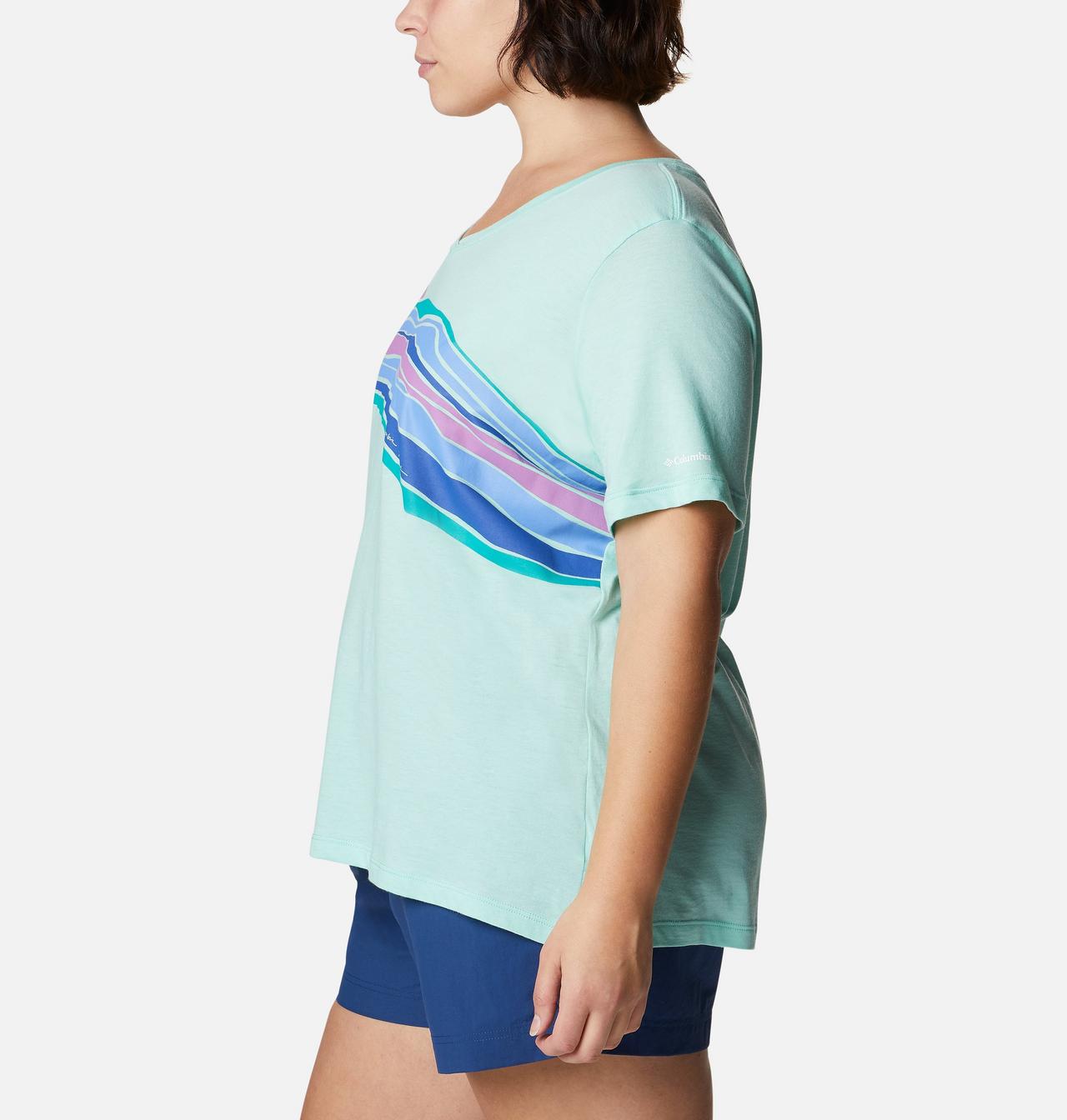 Women's Bluebird Day™ Relaxed V- Neck Shirt - Plus Size 3