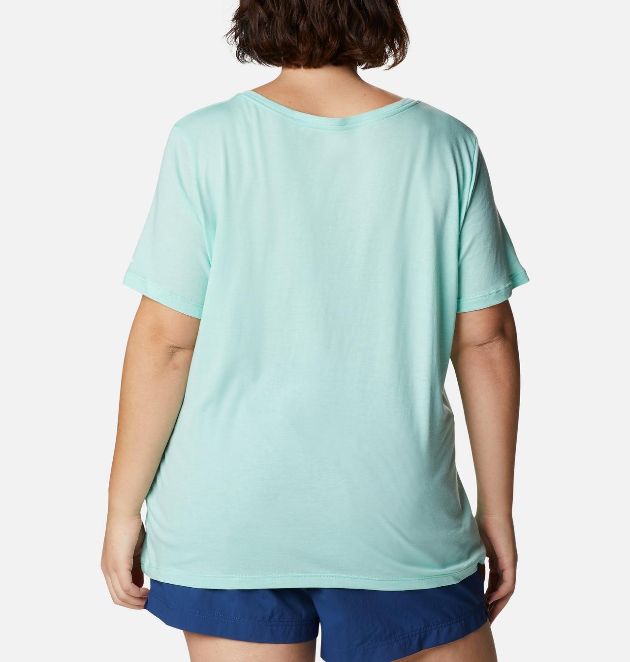 Women's Bluebird Day™ Relaxed V- Neck Shirt - Plus Size 2