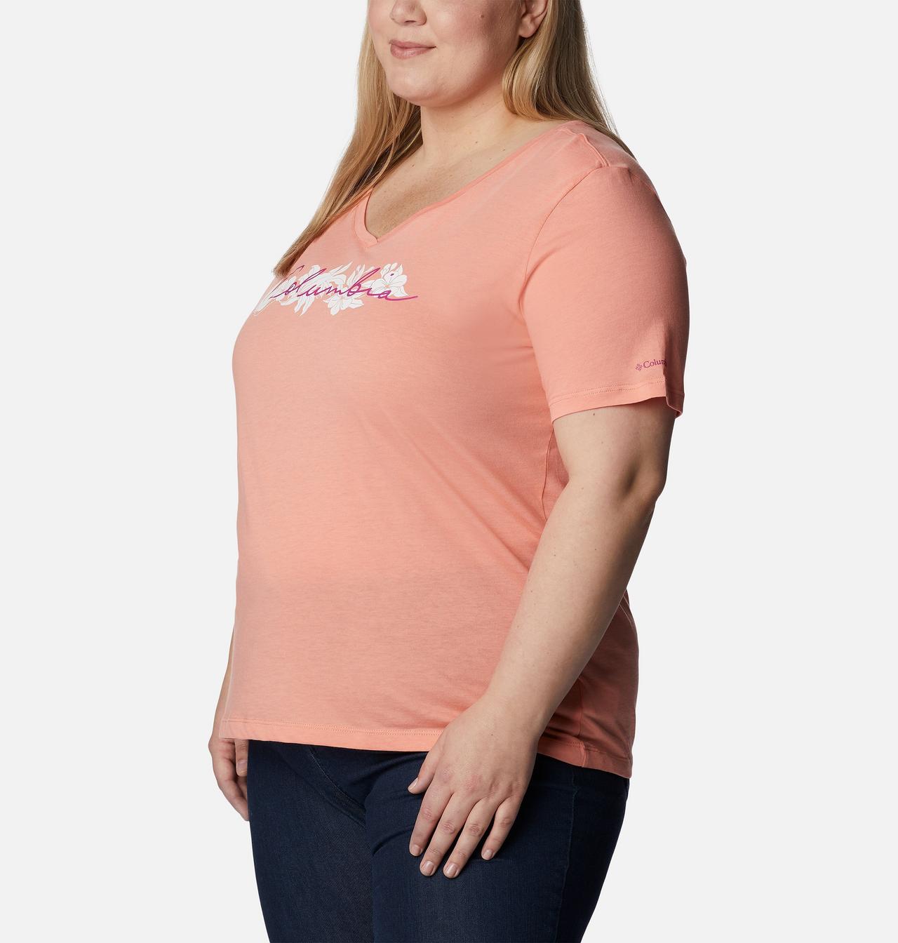 Women's Bluebird Day™ Relaxed V- Neck Shirt - Plus Size 5