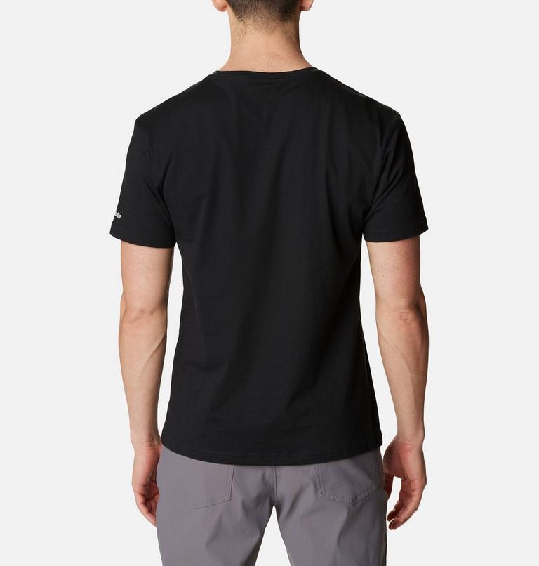 Men's Path Lake II Graphic T-Shirt, Color: Black, Scoped Range Graphic, image 2