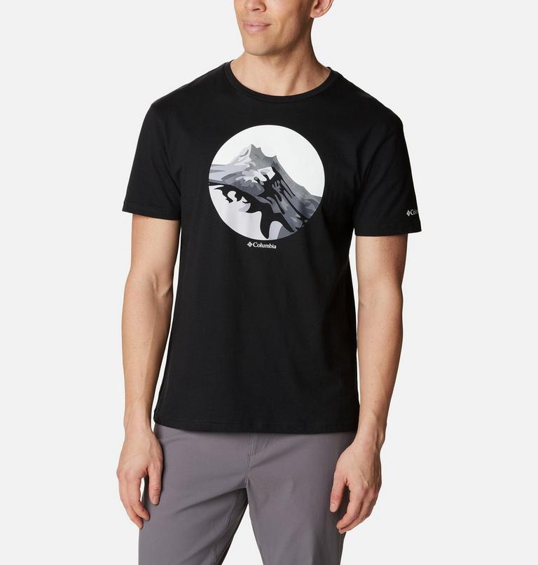 Men's Path Lake II Graphic T-Shirt, Color: Black, Scoped Range Graphic, image 1