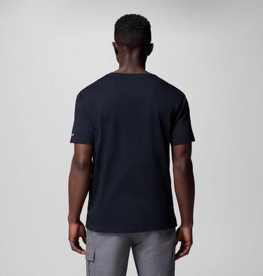 Path Lake II Graphic T-Shirt für Männer, Color: Black, Circular Linescape, image 7