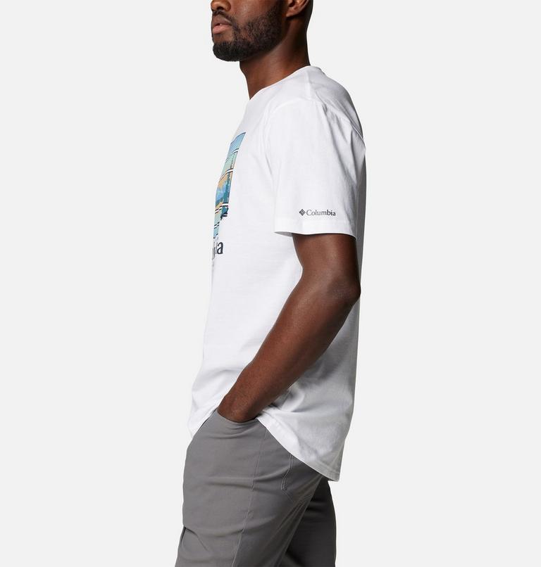 Path Lake Graphic Tee II, Color: White, Colorful Vista, image 3