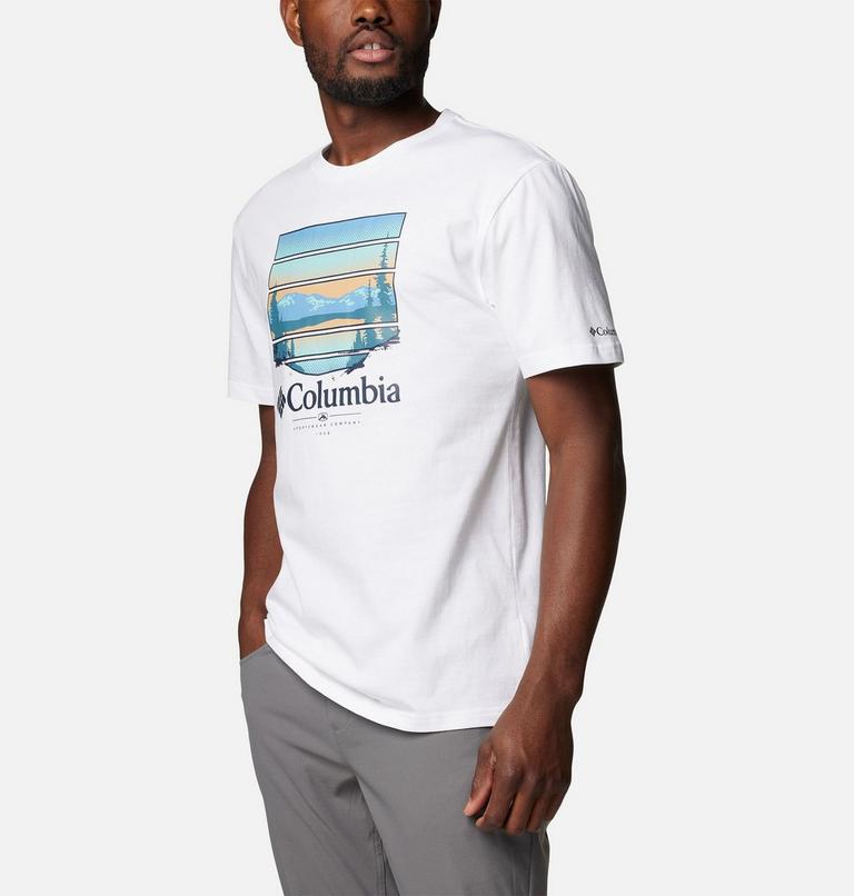 Path Lake Graphic Tee II, Color: White, Colorful Vista, image 5