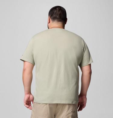 Men's Path Lake II Graphic T-Shirt - Extended Size, Color: Safari, Circular Linescape, image 7