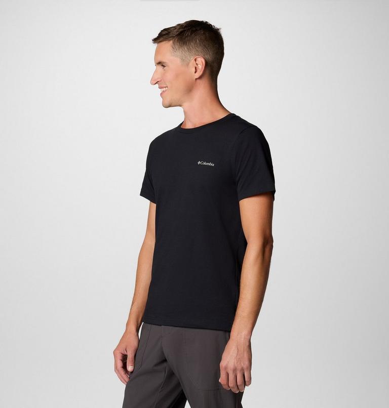 Men's Rapid Ridge II Organic Cotton T-Shirt, Color: Black, Button Badge, image 4