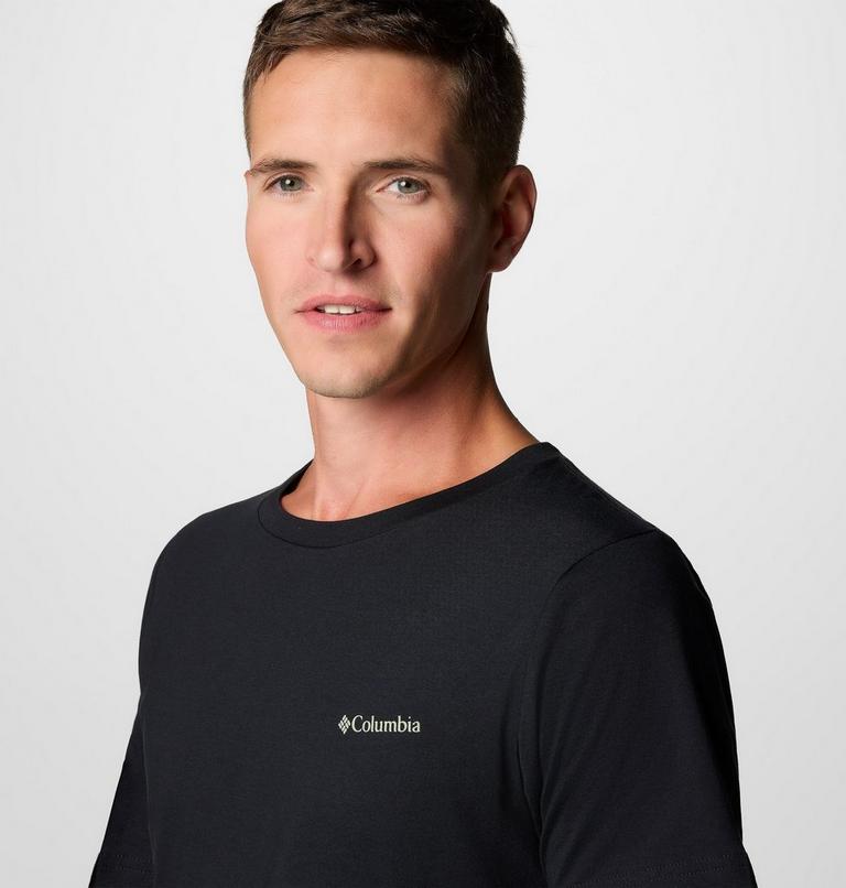 Men's Rapid Ridge II Organic Cotton T-Shirt, Color: Black, Button Badge, image 5