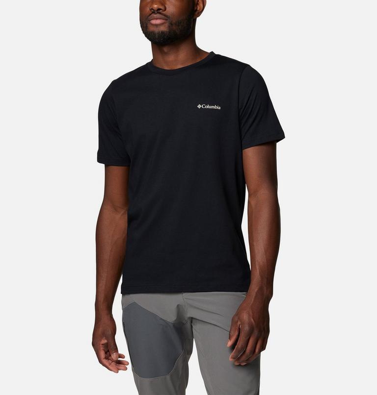 Men's Rapid Ridge II Organic Cotton T-Shirt, Color: Black, Camp Icons II, image 2