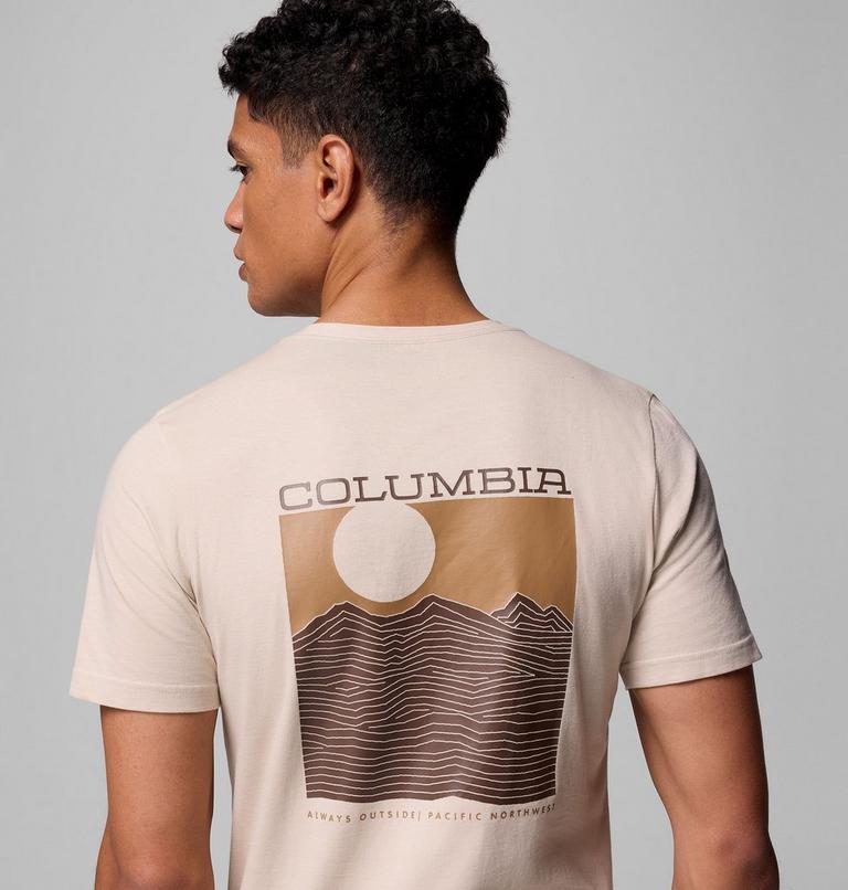 Rapid Ridge II Organic Cotton T-Shirt für Männer, Color: Dark Stone, Framed Landscape, image 6