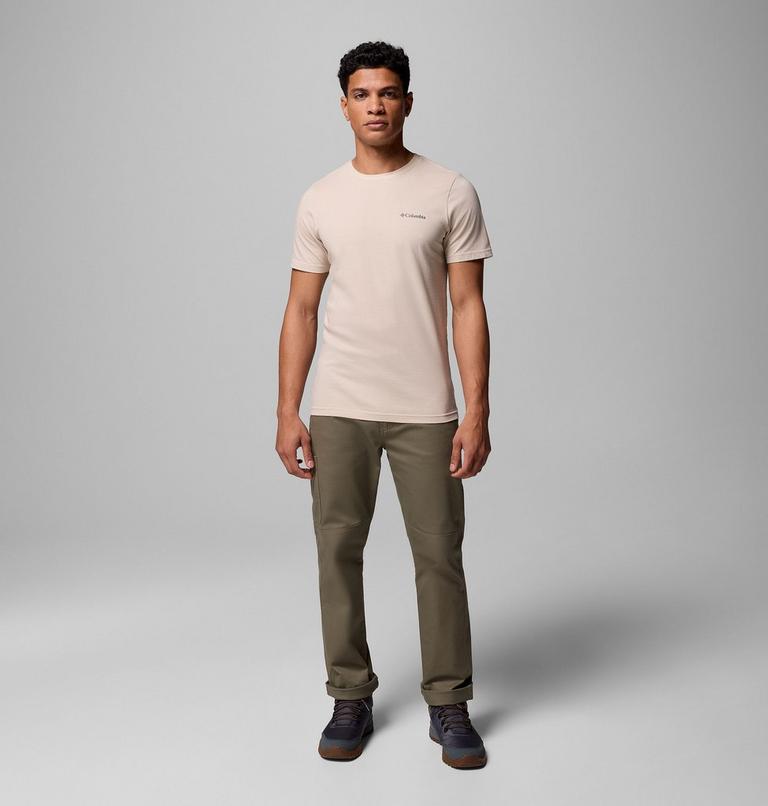 Rapid Ridge II Organic Cotton T-Shirt für Männer, Color: Dark Stone, Framed Landscape, image 2
