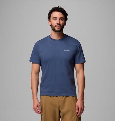 Men's Rapid Ridge II Organic Cotton T-Shirt, Color: Dark Mountain, Amazing Heights, image 19