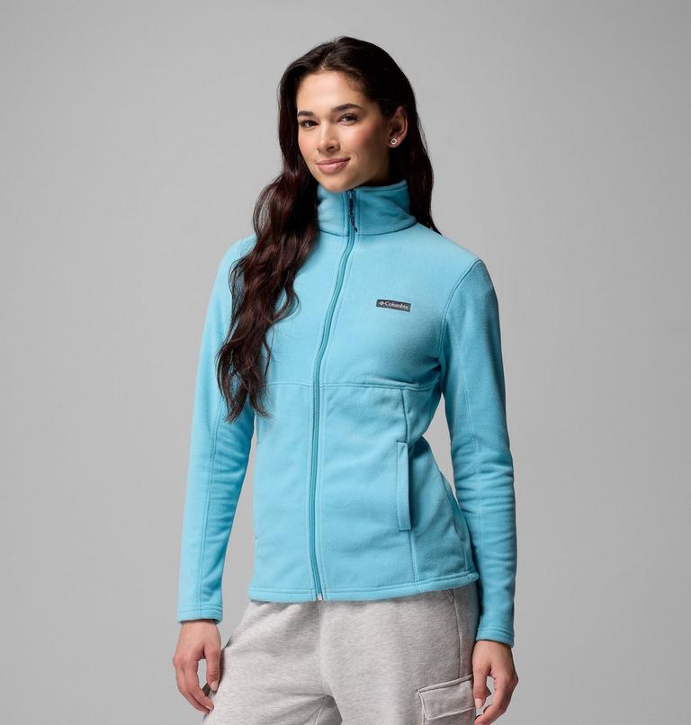 Chaqueta de forro polar Basin Trail III para mujer, Color: Vintage Blue, image 4