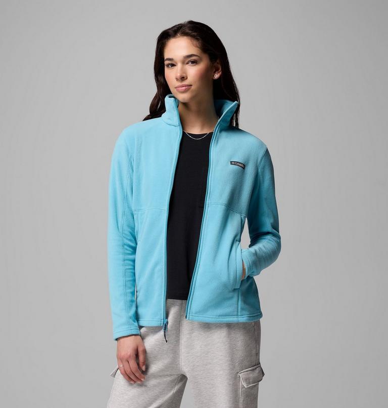 Chaqueta de forro polar Basin Trail III para mujer, Color: Vintage Blue, image 5