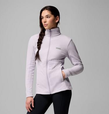 Women's Basin Trail III Fleece Jacket, Color: Lavender Pearl, image 4