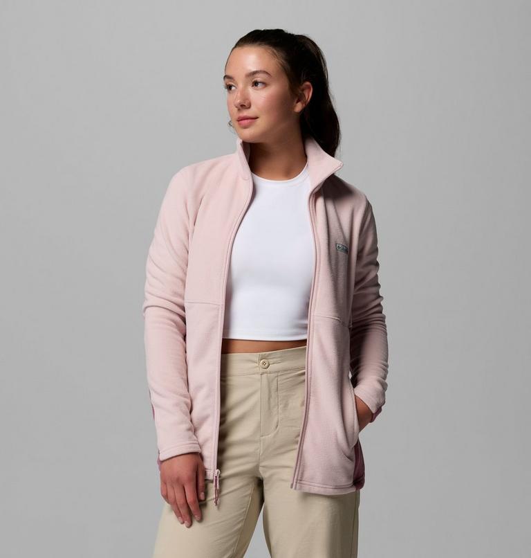 Women's Basin Trail III Fleece Jacket, Color: Mineral Pink, Antique Mauve, image 5