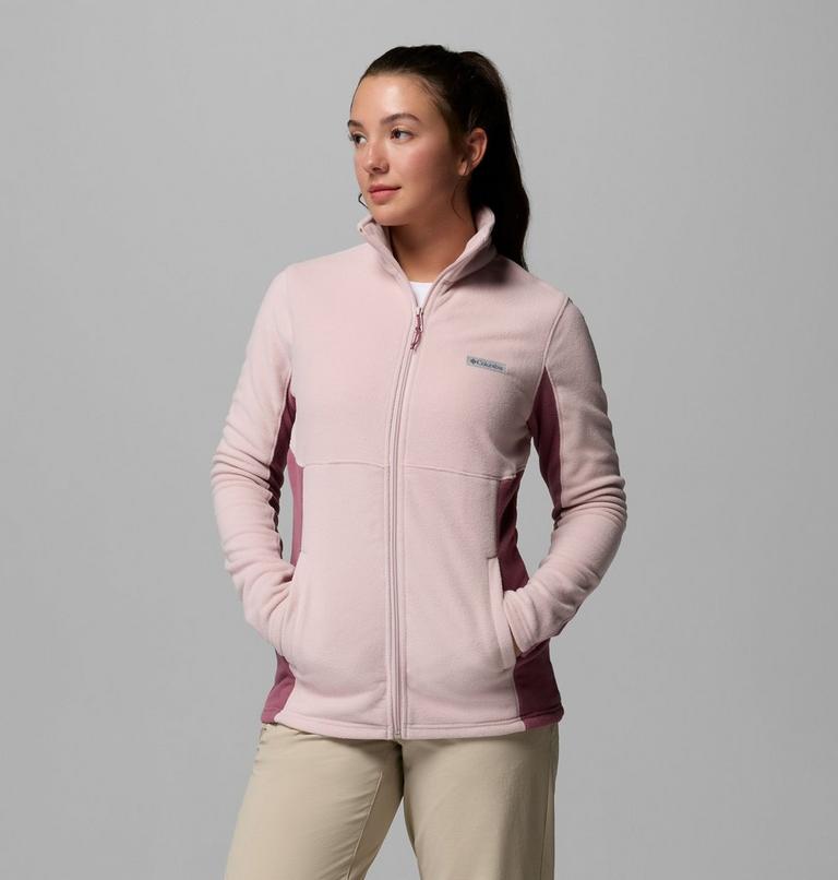 Women's Basin Trail III Fleece Jacket, Color: Mineral Pink, Antique Mauve, image 1