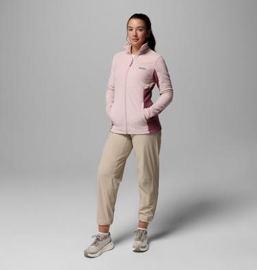 Women's Basin Trail III Fleece Jacket, Color: Mineral Pink, Antique Mauve, image 2