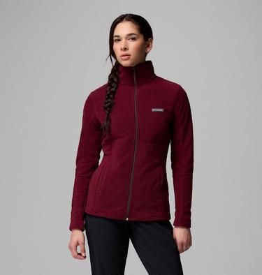 Chaqueta de forro polar Basin Trail III para mujer, Color: Rich Wine, image 5