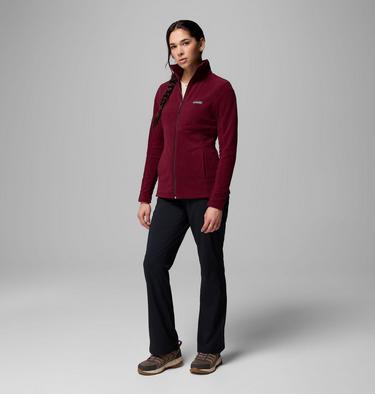 Chaqueta de forro polar Basin Trail III para mujer, Color: Rich Wine, image 6