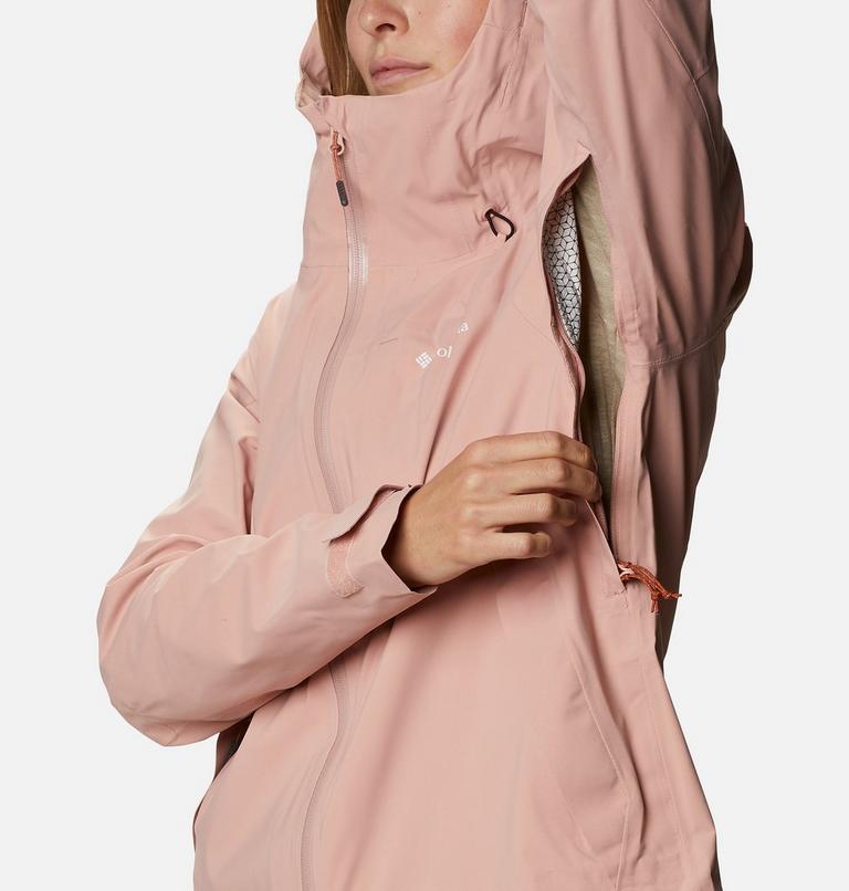 Women’s Ampli-Dry Waterproof Shell Walking Jacket - 2023 COLLECTION, Color: Faux Pink, image 6
