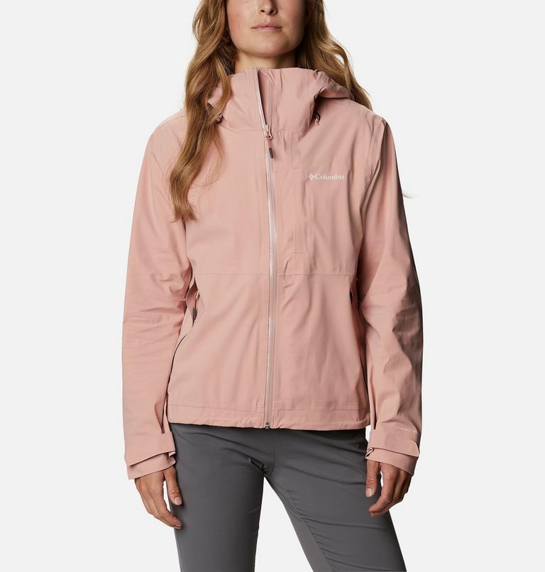 Women’s Ampli-Dry Waterproof Shell Walking Jacket - 2023 COLLECTION, Color: Faux Pink, image 1