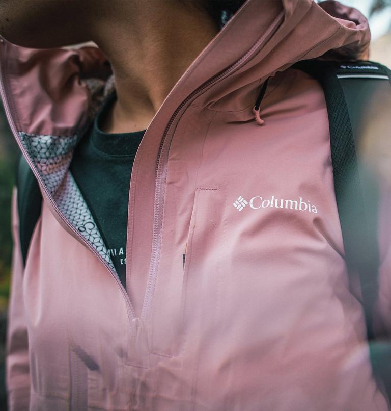 Women’s Ampli-Dry Waterproof Shell Walking Jacket - 2023 COLLECTION, Color: Faux Pink, image 9