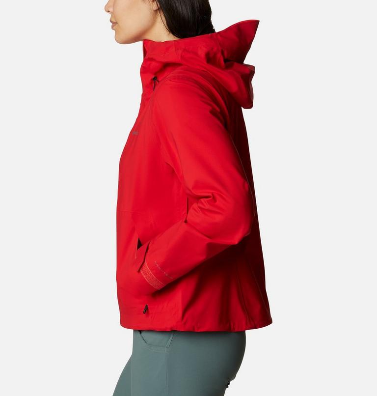 Women’s Ampli-Dry Waterproof Shell Walking Jacket - 2023 COLLECTION, Color: Bright Red, image 3