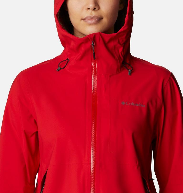Women’s Ampli-Dry Waterproof Shell Walking Jacket - 2023 COLLECTION, Color: Bright Red, image 4