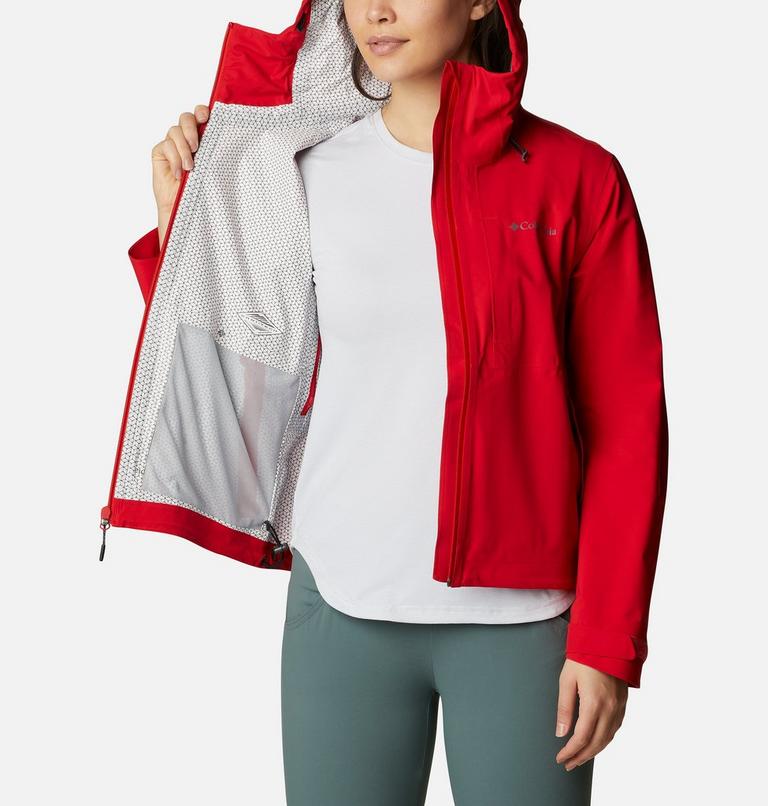 Women’s Ampli-Dry Waterproof Shell Walking Jacket - 2023 COLLECTION, Color: Bright Red, image 5