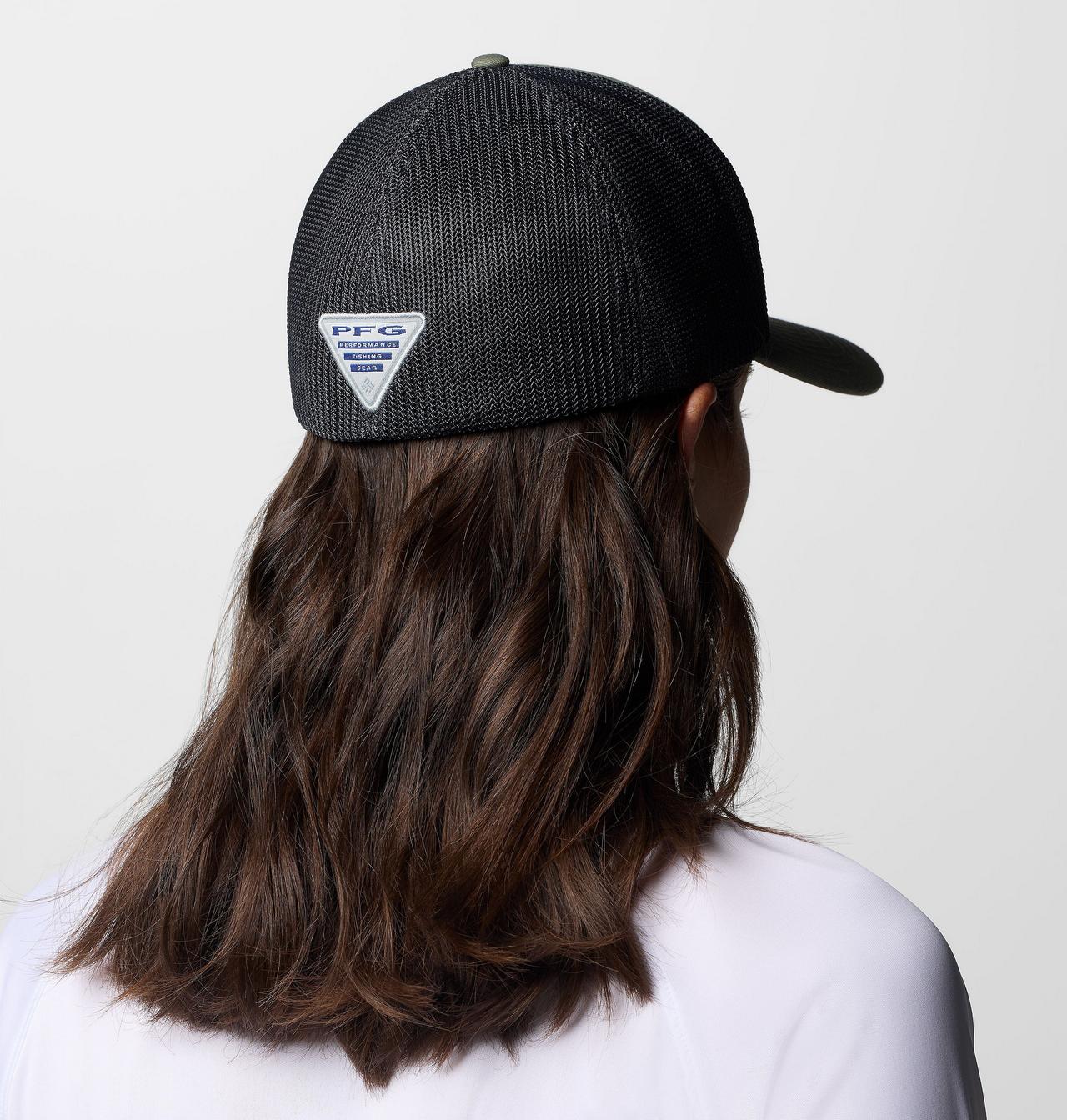 PFG Mesh™ Leather Fish Flag™ Ball Cap 5