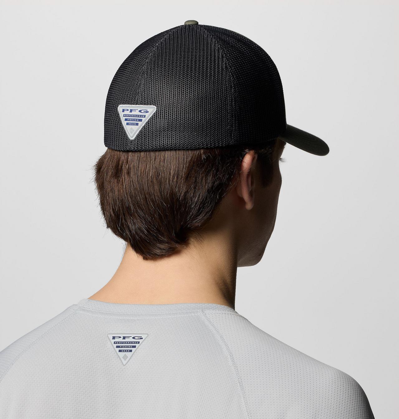 PFG Mesh™ Leather Fish Flag™ Ball Cap 3