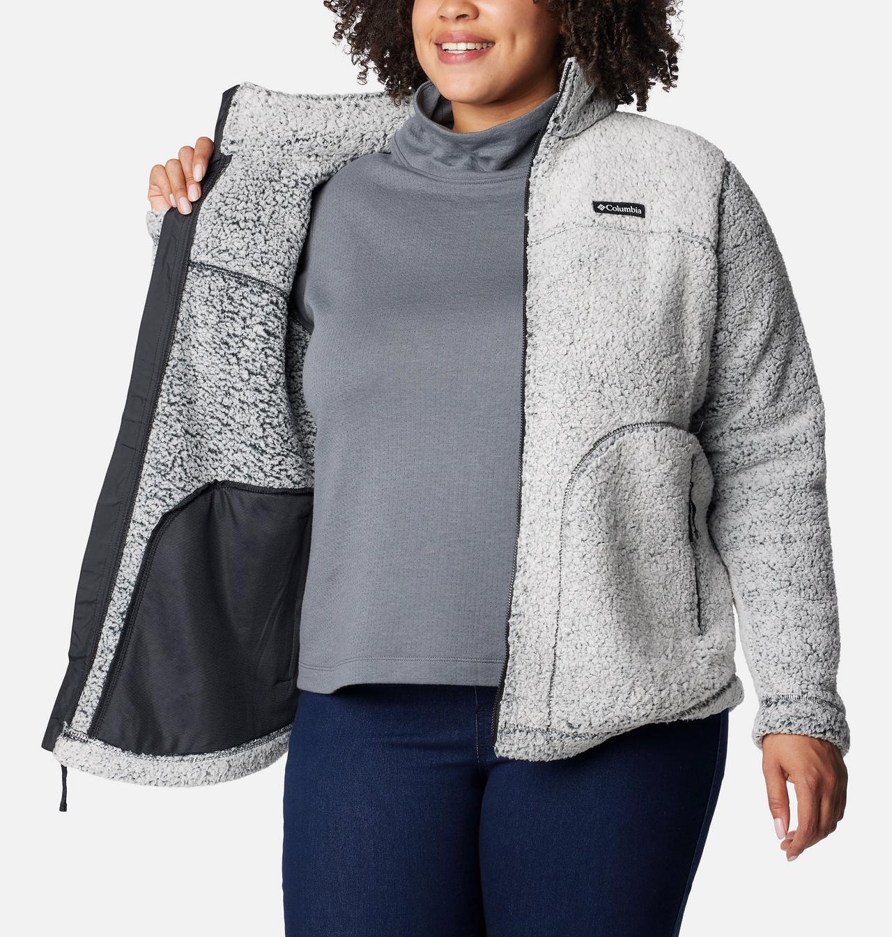 Women's West Bend Full Zip Fleece Jacket - Plus Size 5