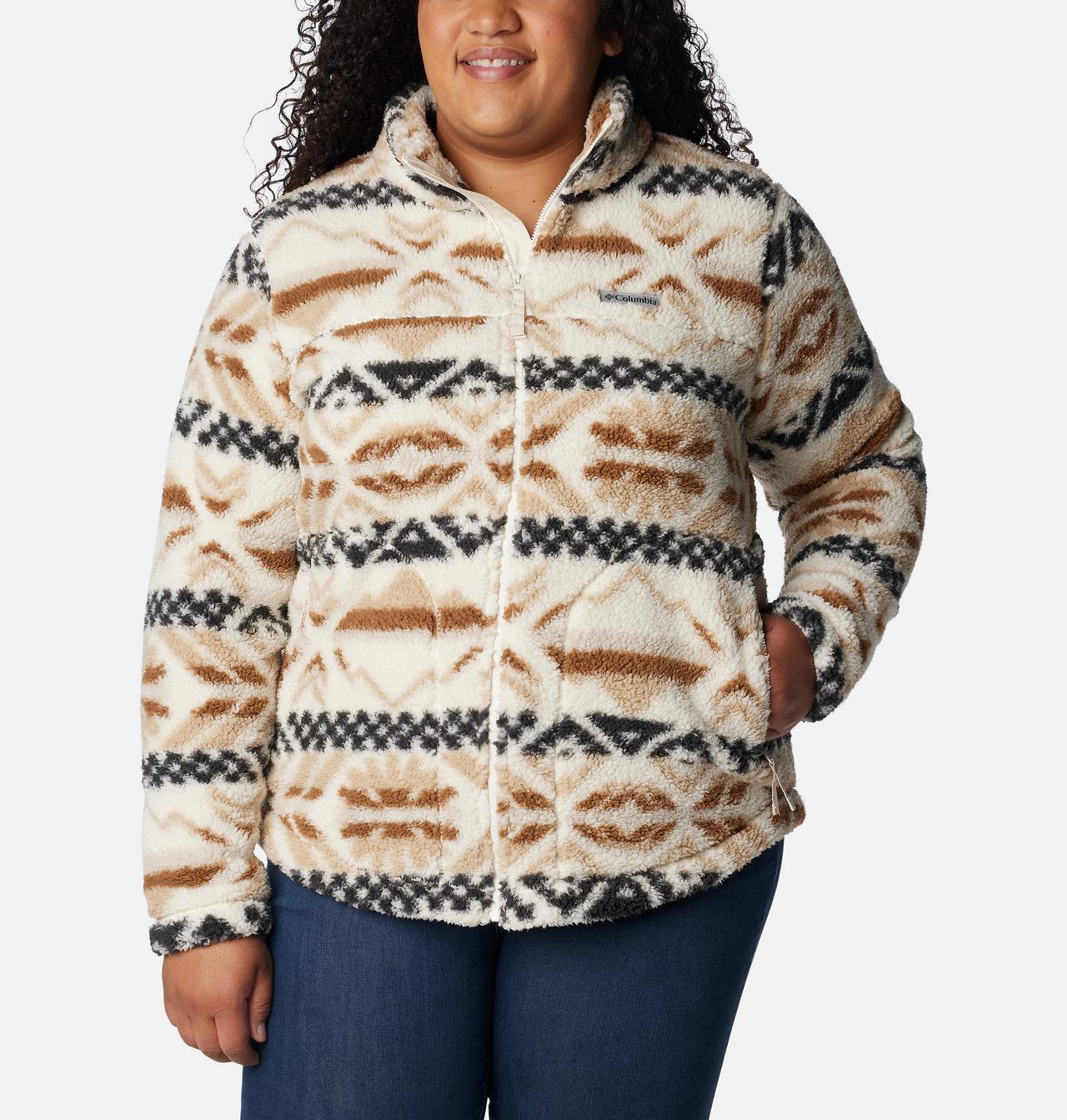 Women's West Bend Full Zip Fleece Jacket - Plus Size 1