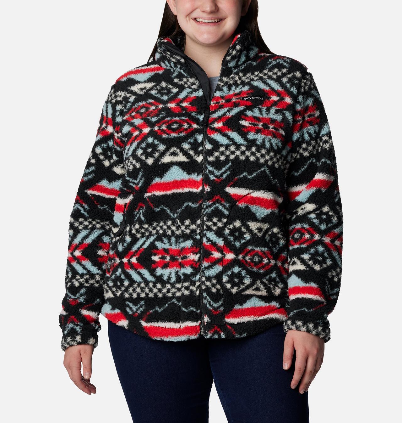Women's West Bend Full Zip Fleece Jacket - Plus Size 1