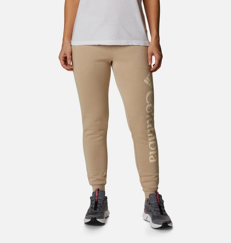 Women's Logo Fleece Joggers, Color: Ancient Fossil, image 1