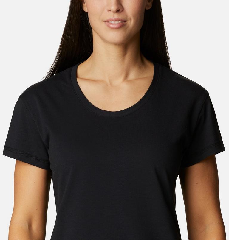 Women’s Sun Trek Technical T-Shirt, Color: Black, image 4