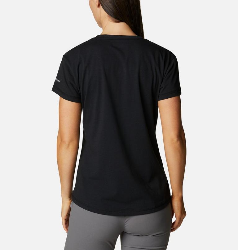 Women’s Sun Trek Technical T-Shirt, Color: Black, image 2