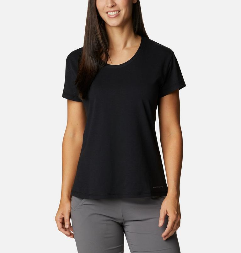 Women’s Sun Trek Technical T-Shirt, Color: Black, image 1