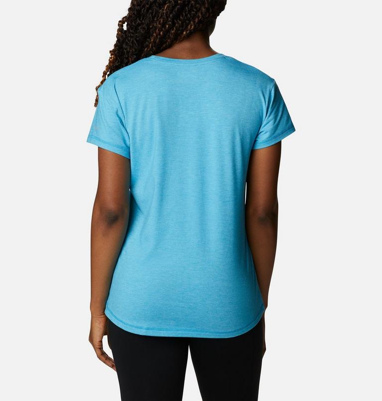 Women&rsquo;s Sun Trek Technical T-Shirt, Color: Blue Chill Heather, image 2